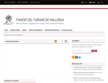 Tablet Screenshot of fomentmallorca.org